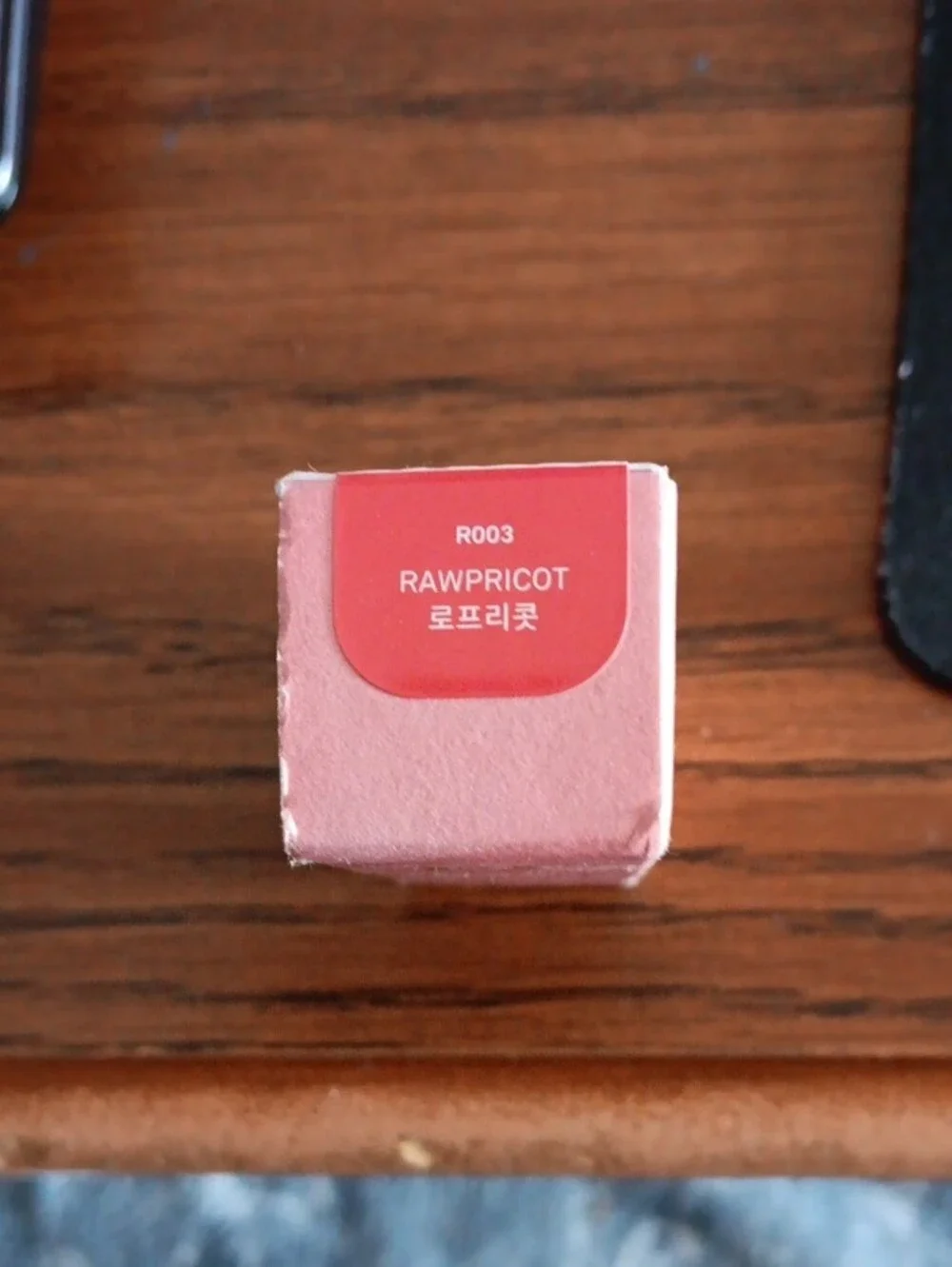 Hince Raw Glow Gel Tint. Rawpricot. R003. K-beauty .